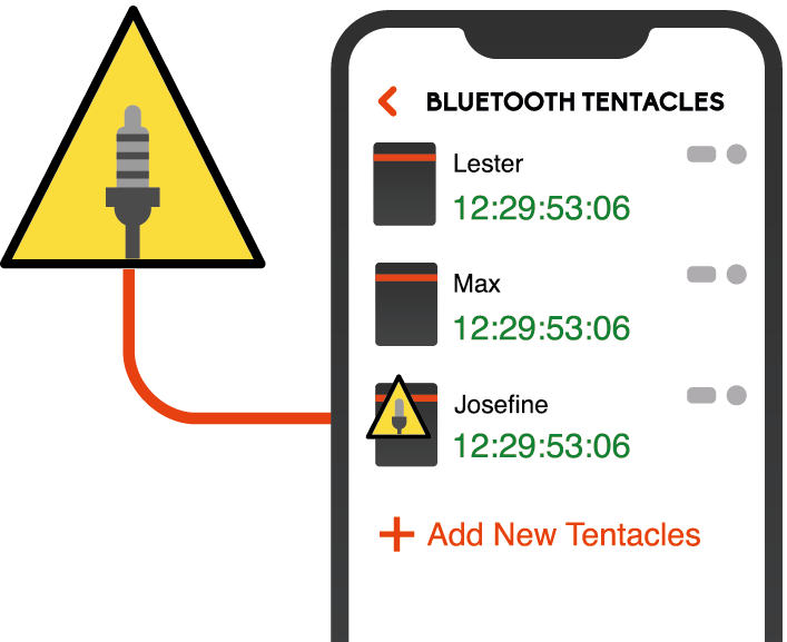 Cable unplugged warning