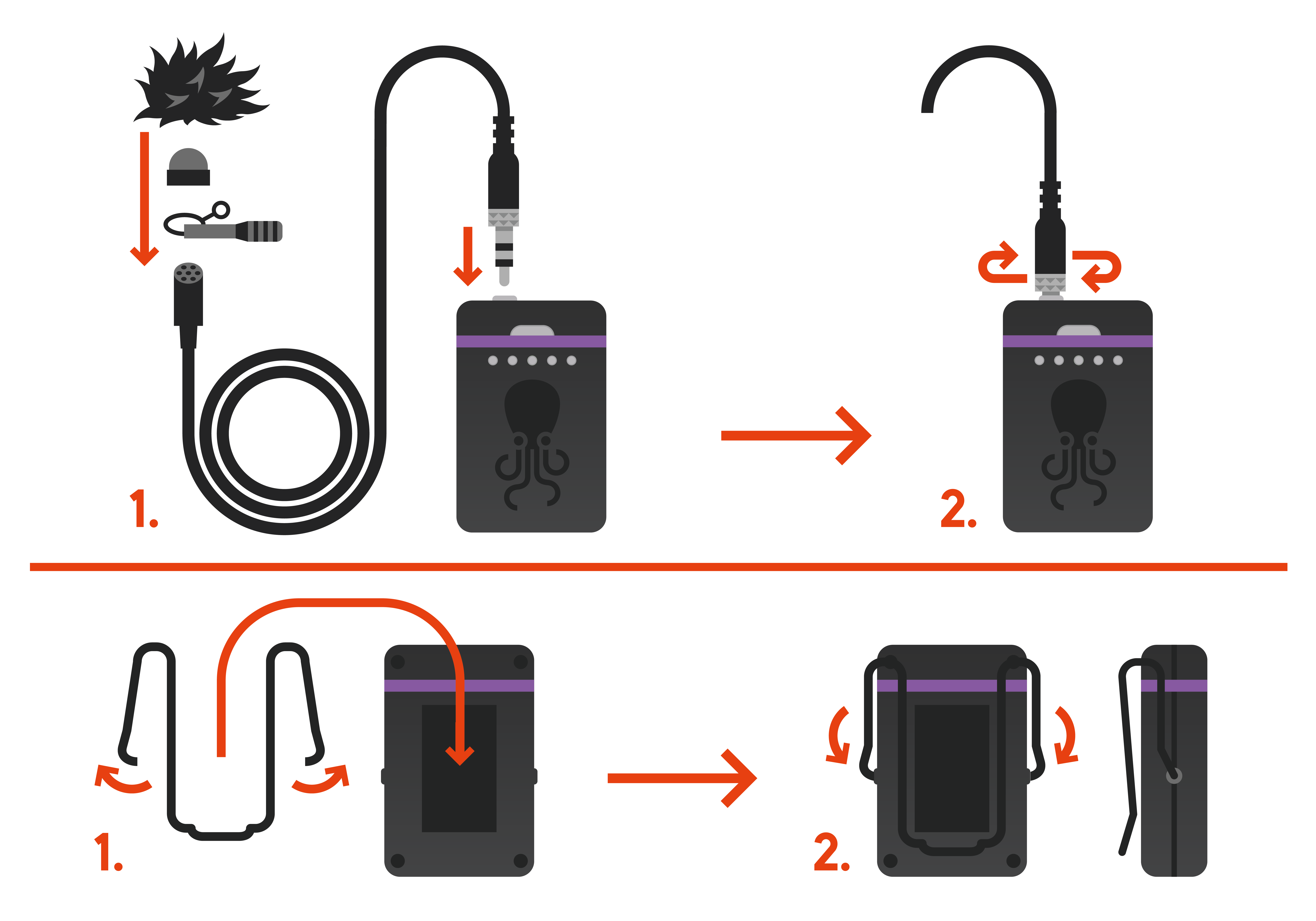 TRACK E quick start guide back